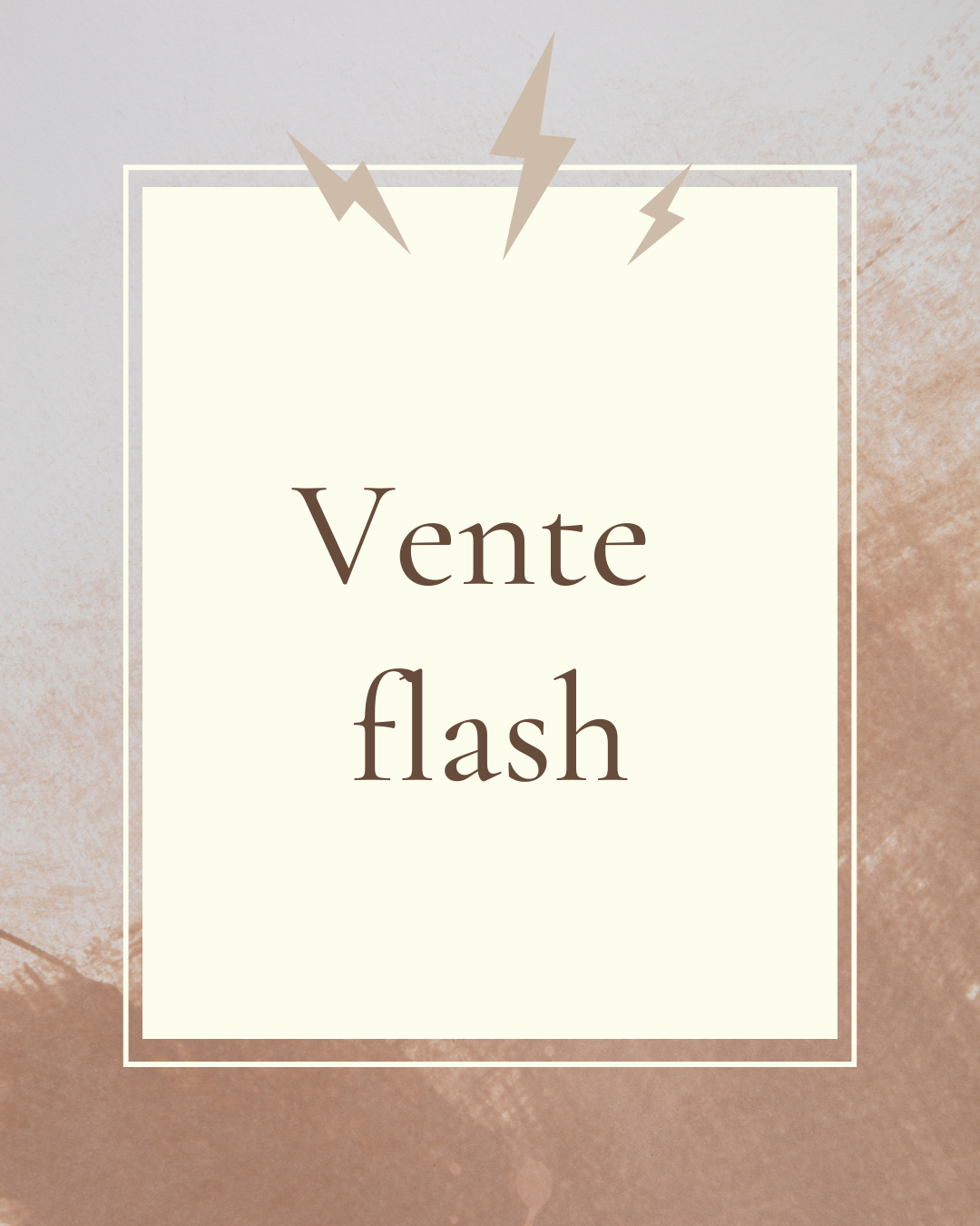 Vente flash ⚡️