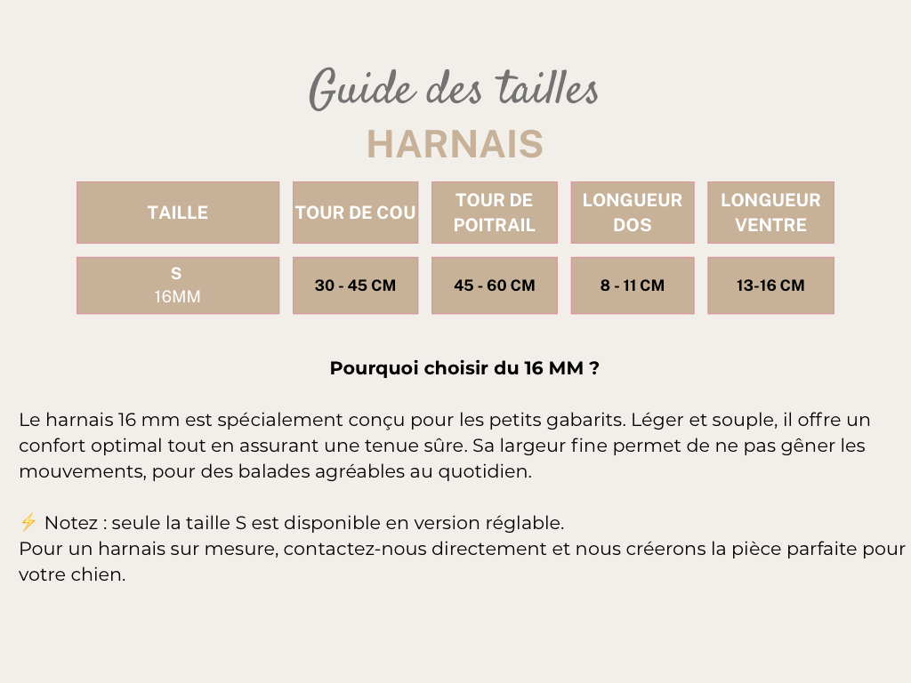 Harnais Vert chasseur 16MM